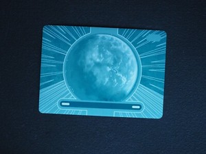 2013 Topps Star Wars Galactic Files Yavin 4 Cyan Printing Plate #1/1
