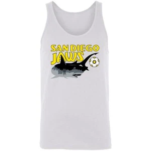 San Diego Jaws Tank Top Premium | NASL Soccer Team - Picture 1 of 6