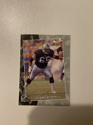 1993 Pacific #368 MAX MONTOYA Los Angeles Raiders - Image 1 of 2