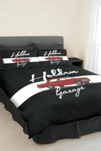 HOLDEN GARAGE DESIGN DOONA QUILT BEDDING COVER SET SIZE DOUBLE - Picture 1 of 1
