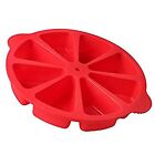 Baking Molds Triangle Cavity Silicone 8 Red Silicone Portion Cake Mold Soap Moul