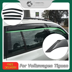 Premium Weathershield Weather Shields for Volkswagen Tiguan 2008-2016 - Picture 1 of 7