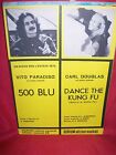 CARL DOUGLAS Dance the Kung fu + VITO PARADISO 500 Blu 1975 Spartiti Sheet Music