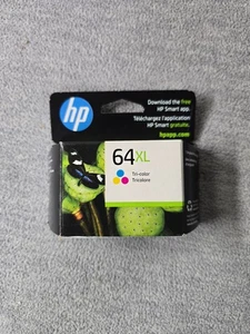 Nowy oryginalny trójkolorowy wkład atramentowy HP 64XL N9J91AN OEM wygasa APR25 - Zdjęcie 1 z 4