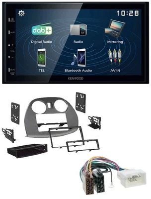 Kenwood 2DIN Bluetooth MP3 USB DAB Autoradio für Mitsubishi Eclipse 4G 05-12 - Bild 1 von 4