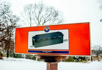 Lionel 6-24117 Covered Bridge With Lights (O Scale) - Image 1 of 4