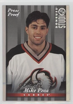 1997-98 Donruss Studio Silver Press Proof /1000 Michael Peca #72 - Image 1 of 2