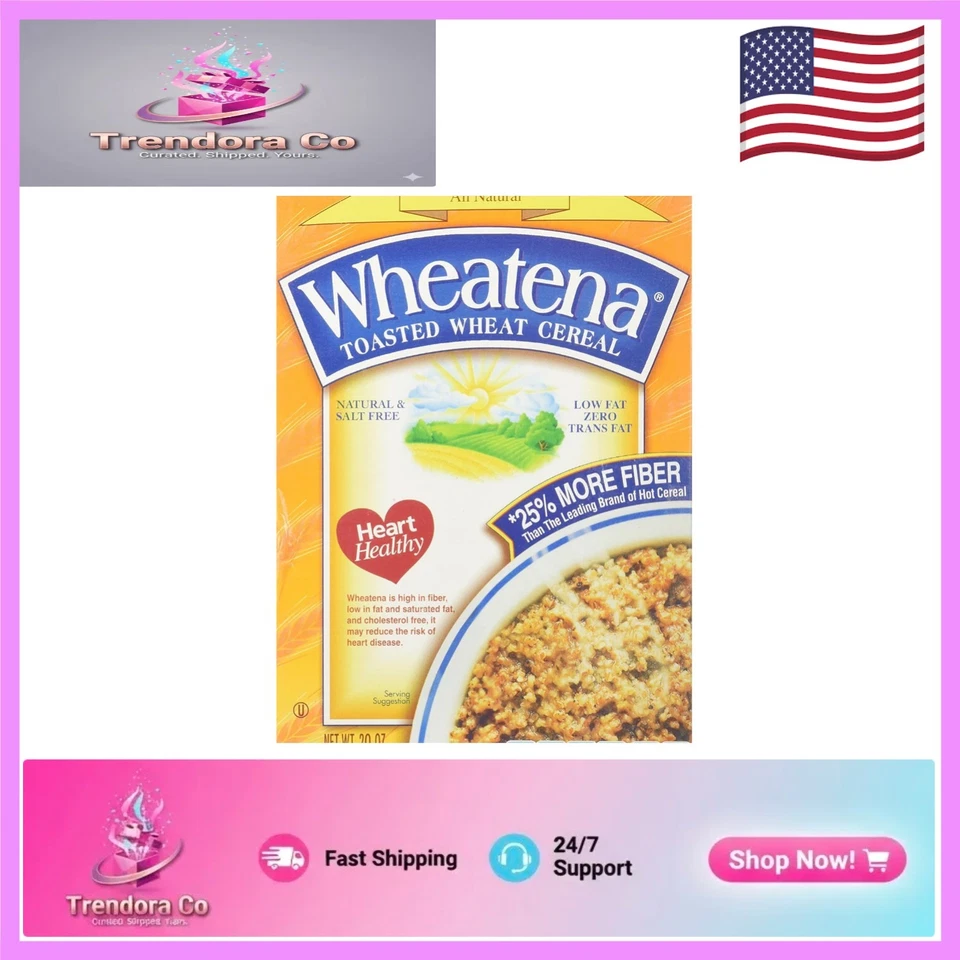 Wheatena Toasted Wheat Cereal, 20-Ounce Boxes (Pack of 4)