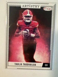 Taulia Tagovailoa 2024 Sage Artistry Blue #39 - Picture 1 of 2