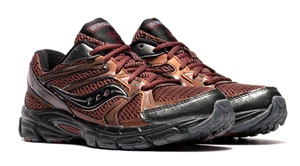 Saucony Grid Ride Millennium THROWBACK Brown Metallic SHOE 6.5 WOMENS 8 S70812-9 - Picture 1 of 15