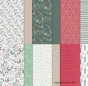 Stampin' UP! DSP "TIDINGS OF CHRISTMAS 6x6 Paper Designer Series Paper 48 Sheets - Picture 1 of 4