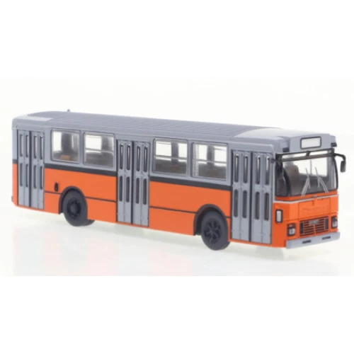 FIAT 418 AL AUTOBUS 1976 GREY-ORANGE Cm 12 x 3 x h4 1:87 Brekina Autobus Modelli - Immagine 1 di 1