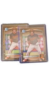 2025 Bowman Chrome Reptilian Skin Lot (17) Druw Jones, Samuel Basallo x2 - Picture 1 of 16