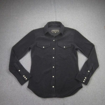 Double D Ranch Shirt Womens XS Indigo Dye Corduroy Western Pearl Snap LS Cowgirl - Image 1 of 4