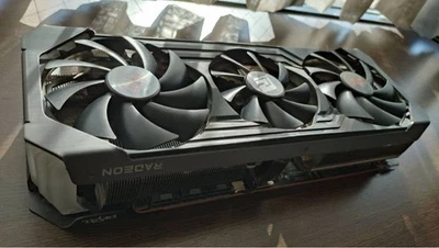 GPU PowerColor Radeon 6900 XT Red Devil 16 GB usata buon raffreddamento - Immagine 1 di 4