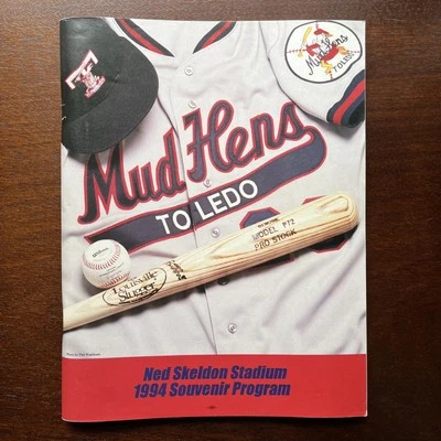 Vintage Toledo Mud Hens 1994 Souvenir Program Baseball Minor League - Image 1 of 2
