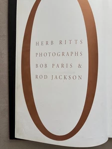 Duo by Herb Ritts • Photographs [of] Rob Paris & Rod Jackson • 1st Ed • 1991 HC - Bild 1 von 2