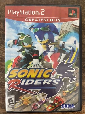 Sonic Riders (Sony PlayStation 2, 2006) CIB, Greatest Hits - Image 1 of 4