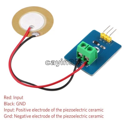 NEW Ceramic Piezo Vibration Sensor Module for Arduino Micro-controller Rev3 - Image 1 of 4