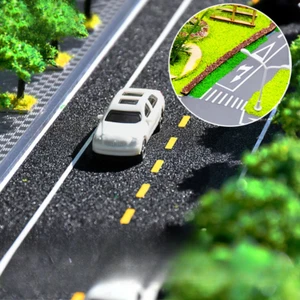 Diorama Highway Road Stickers Model City Street Road Grid Line Scene DIY Model - Picture 1 of 36