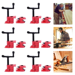 Juego de abrazaderas de tubo adhesivas de madera, abrazaderas de tubo de cierre rápido de hierro fundido de alta resistencia - Imagen 1 de 21