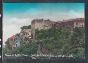 Cartolina Orsara di Puglia Grotta di S. Michele e Chiesa dell'Annunziata RA178 - Picture 1 of 1