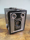 Kodak Target Brownie Six-20 Box Camera with Handle Vintage Untested
