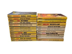 Vintage DAW Sci-Fi Science Fiction Books Lot of 22 Yellow Spine Paperback 70s - Picture 1 of 12