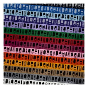 Popsicle Frozen Ice Cream Treats Border Satin Ribbon Bows Gift - 3 Yards - Picture 1 of 6