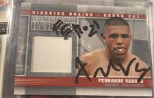 2010 Ringside Boxing Round 1  Fernando Vargas Signed 1/30