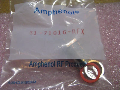 AMPHENOL RF CONNECTOR RF COAXIAL, BNC BULKHEAD JACK  # 31-71016-RFX - Image 1 of 2