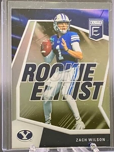 Zach Wilson Rookie - New York Jets & BYU - 2021 Elite Rookie Elitist  - Picture 1 of 2