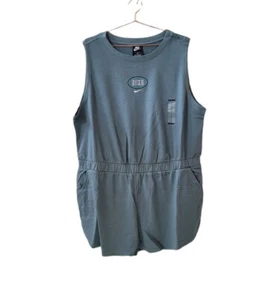 NWT NIKE Sportswear 3X Sleeveless Varsity Romper Women - Picture 1 of 9