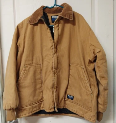 Walls Blizzard Pruf Canvas Quilted Lined Work Jacket-XL Regular Brown - Image 1 of 4