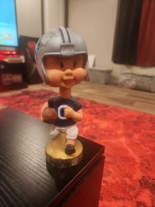 Vintage 70s Dallas Cowboys BOBBLEHEAD Football Plastic Made in Hong Kong - Picture 1 of 4