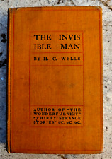 The Invisible Man: A Grotesque Romance - H.G. Wells - Arnold 1897 - First US Ed.
