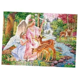 MyPuzzle Angels & Deers - Premium 500 Piece Jigsaw Puzzle for Adults 500 Pieces - Picture 1 of 7