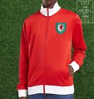 Official Wales Retro Football Jacket - Wales Track Jacket - Mens