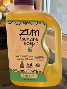 Indigo Wild Zum Clean Laundry Soap, Plant Based Liquid, 64 fl oz - Choose Scent - Picture 1 of 13