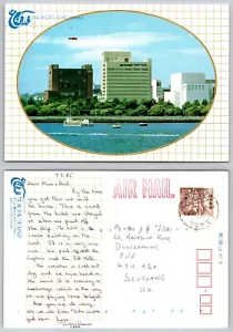 c22069 The Hotel Yokohama Japan postcard 1985 stamp - Picture 1 of 3