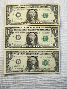 $1 Near Super Repeater Fancy Serial # 46464644-50505057-36636363 - Picture 1 of 4
