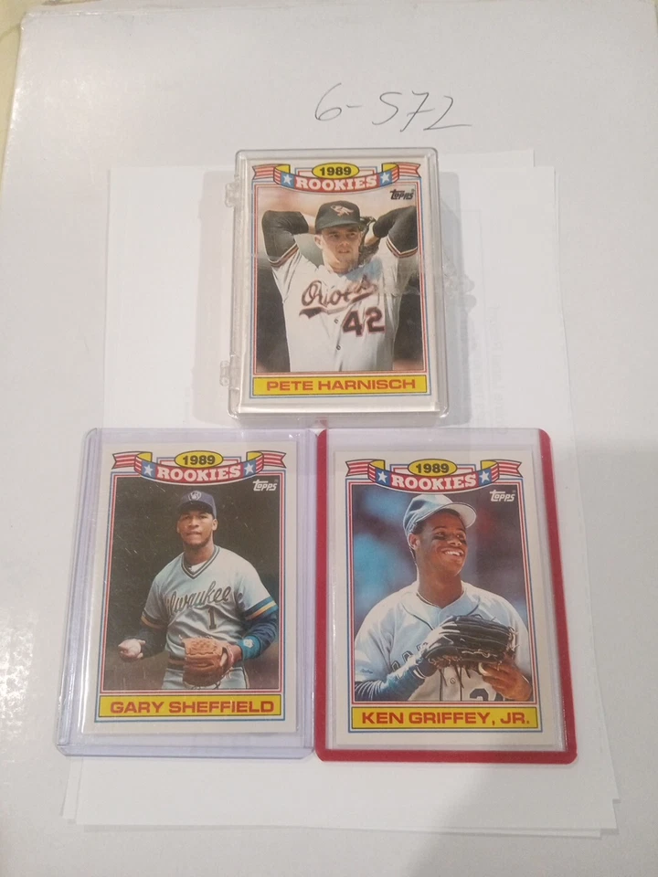 Juego completo de 33 cartas Topps Glossy Rookies 1989 Ken Griffey Jr, Gary Sheffield  Foto 1 de 4