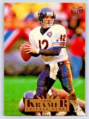 1995 Fleer Ultra Football - Erik Kramer - Chicago Bears - Base - #44 - Image 1 of 2