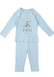 Personalised Pyjamas When I Wake Up Any Age  Blue Birthday  Dinosaur  SALE - Picture 1 of 5
