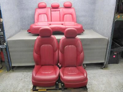 Maserati Levante M161 2017-2020 juego asientos delanteros y traseros izquierdo y derecho cuero rojo Foto 1 de 4