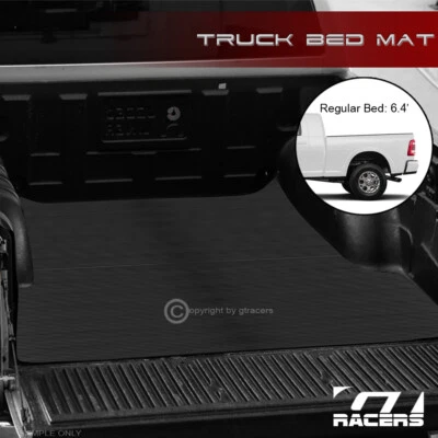 Alfombrilla de goma para plataforma de camioneta Ram 2500 3500 2019-2024 6,4 pies revestimiento de alfombra v2 Foto 1 de 4