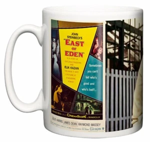 Póster y escena de película clásica de East of Eden 1955 de James Dean taza de café té regalo - Imagen 1 de 4