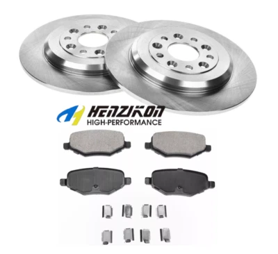 Rotores de freno de disco traseros pastillas de cerámica para Ford Edge Explorer Flex Lincoln MKTS MKT Foto 1 de 2