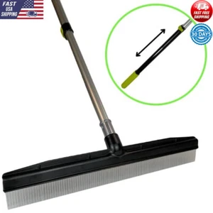 High Pile Carpet Rake Groomer Adjustable 54 Inch Handle Pet Hair Cleaner New - Picture 1 of 7