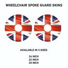 Wheelchair Spoke Guard Wrap graphics Stickers Vinyl Lots of designs WCGW0052